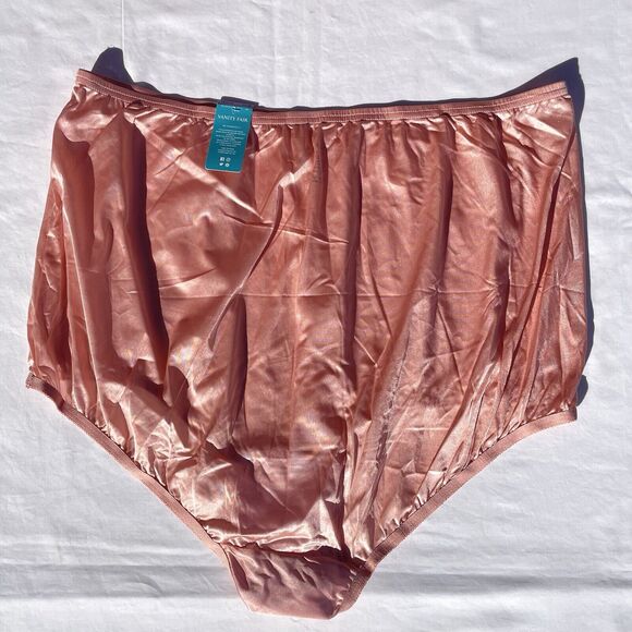 Vanity Fair Perfectly Yours Ravissant Tailored Silky Brief Womens 4XL Pink Nylon - Picture 4 of 5